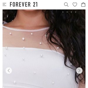 Forever 31 pearls top